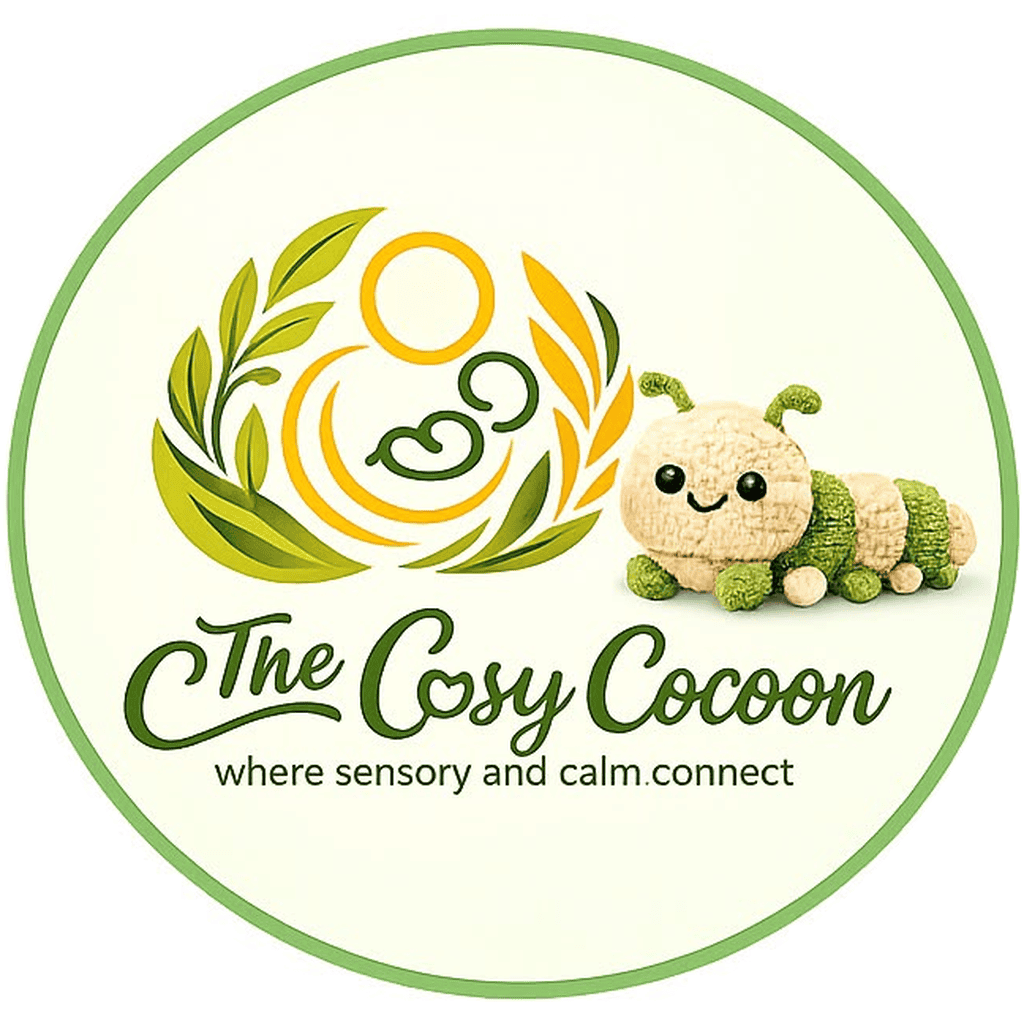 The Cosy Cocoon logo, where sensory and calm connect